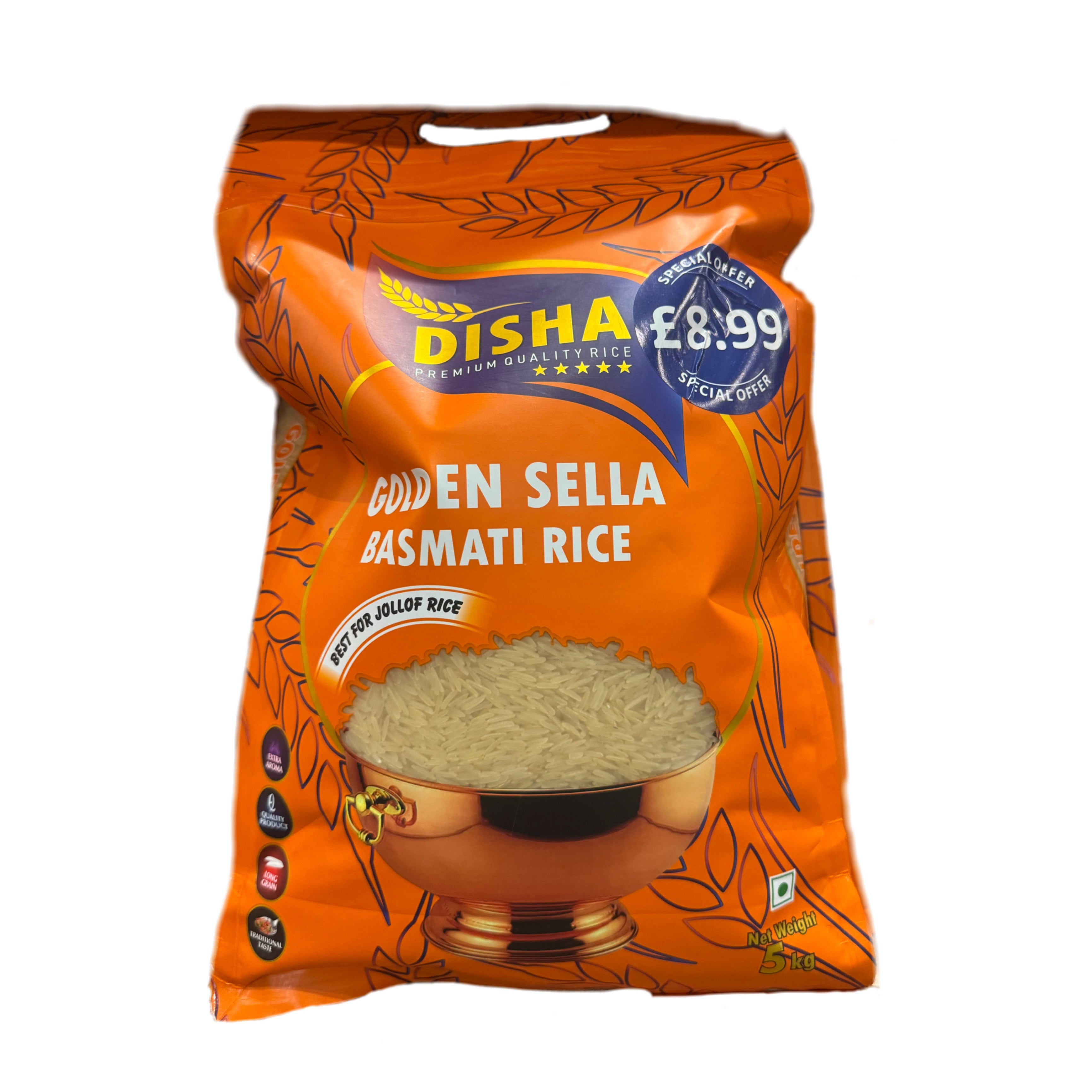 Disha Golden basmati rice 5kg