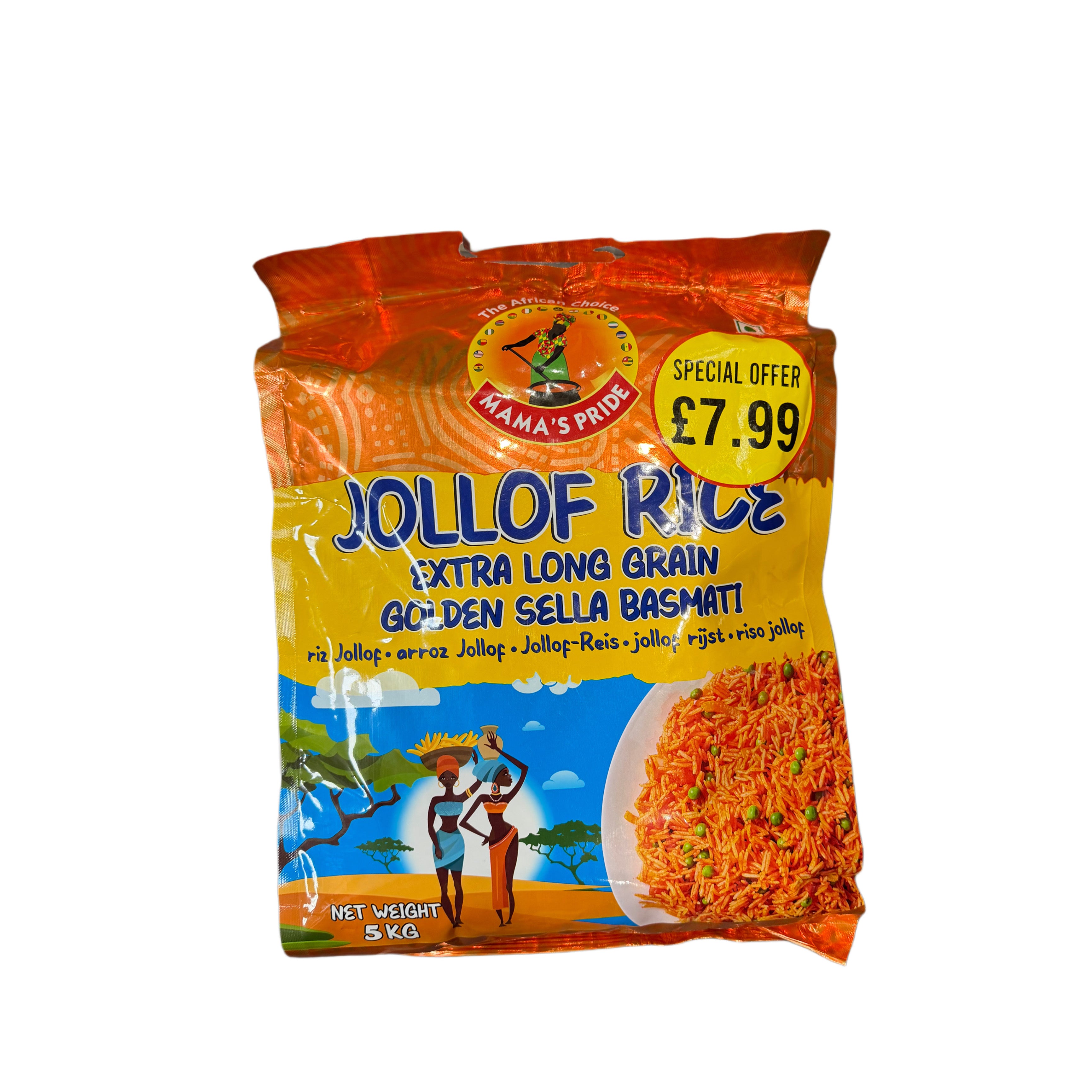 Extra long grain golden sella basmati rice 5kg