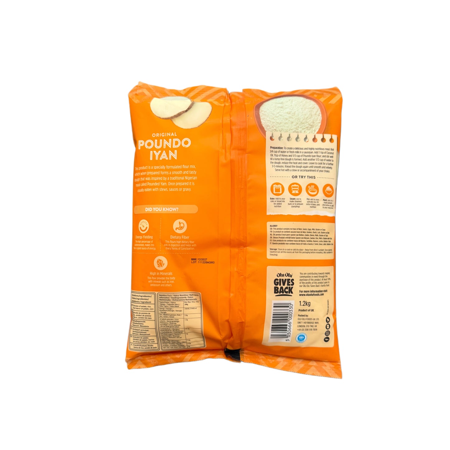 OLU OLU Poundo iyan 1.2kg