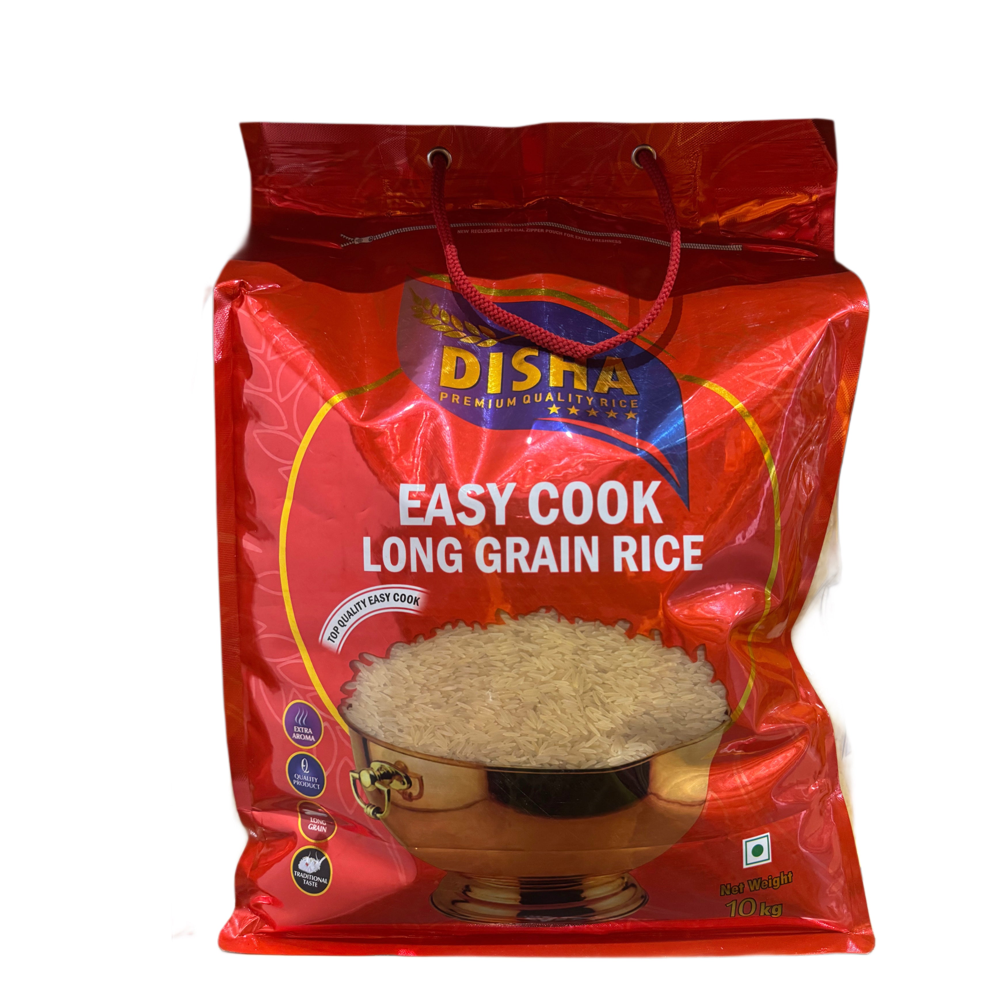 Disha easy cook long grain rice 10kg