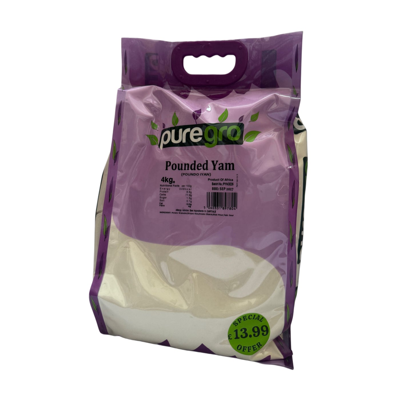 Pounded yam 4kg