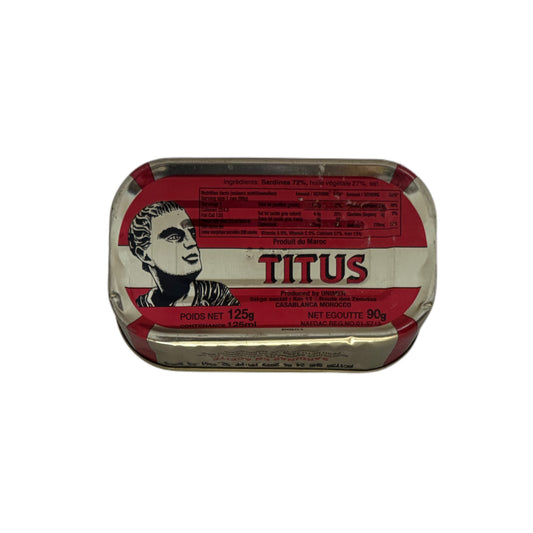 Titus sardine 125g