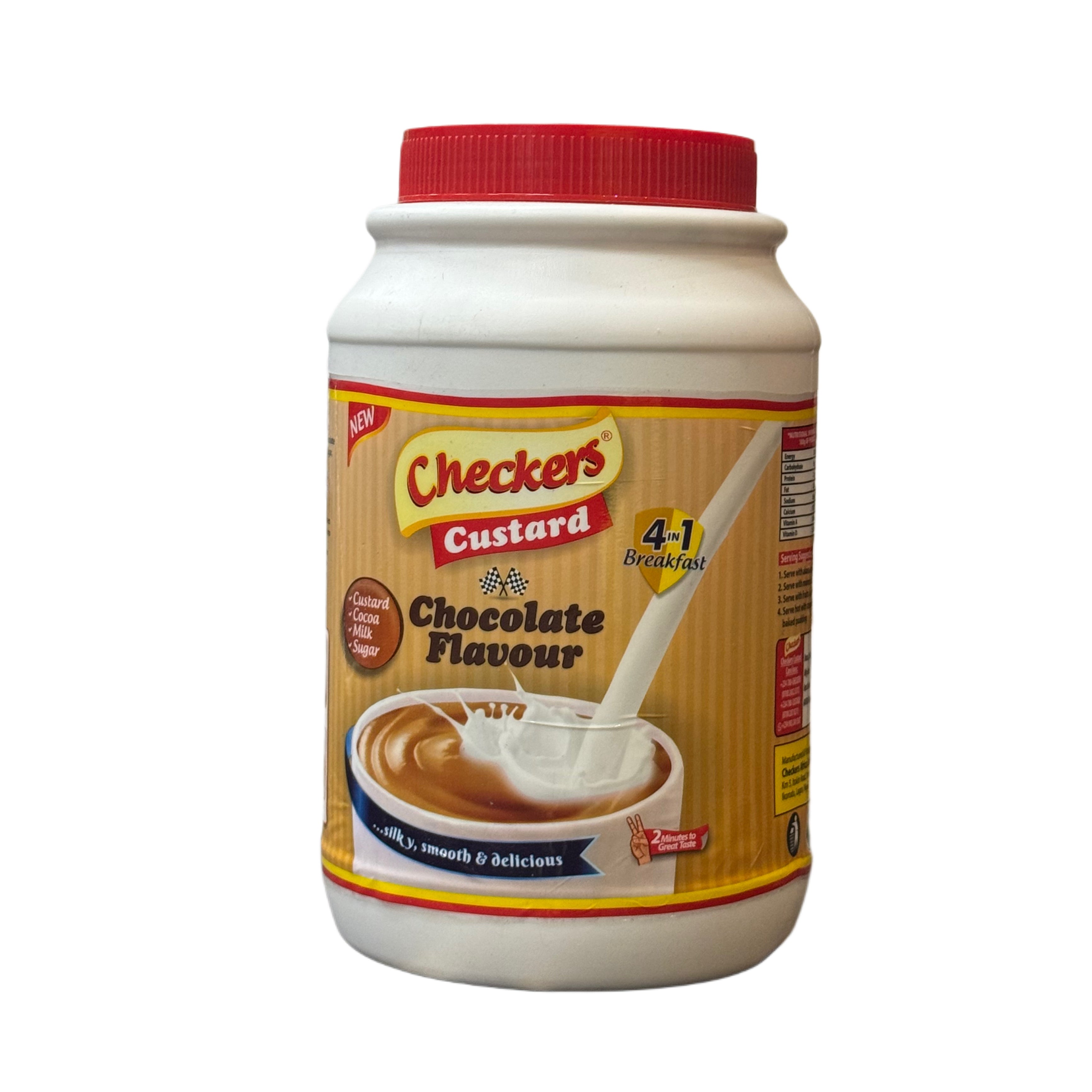 Checkers custard chocolate flavour 1kg