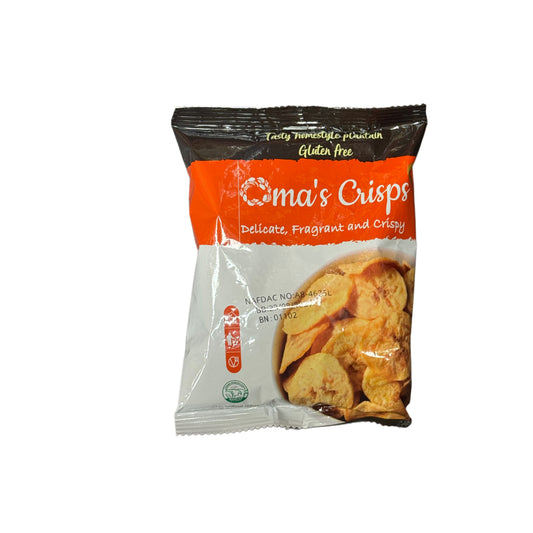 Oma's plantain crisps 75g sweet flavour