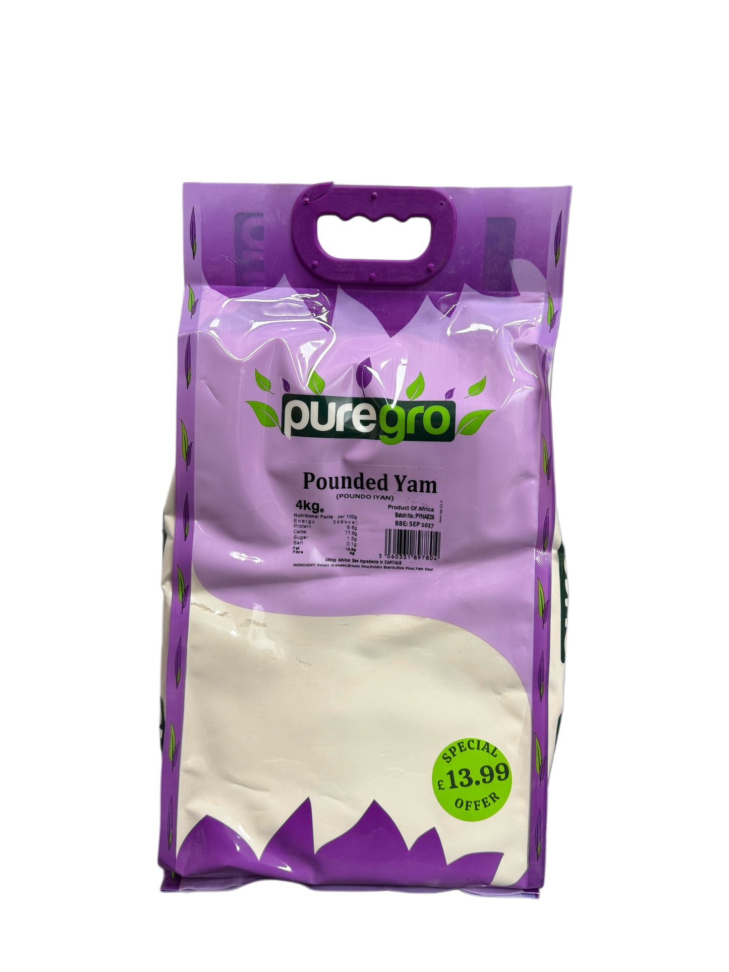 Pounded yam 4kg