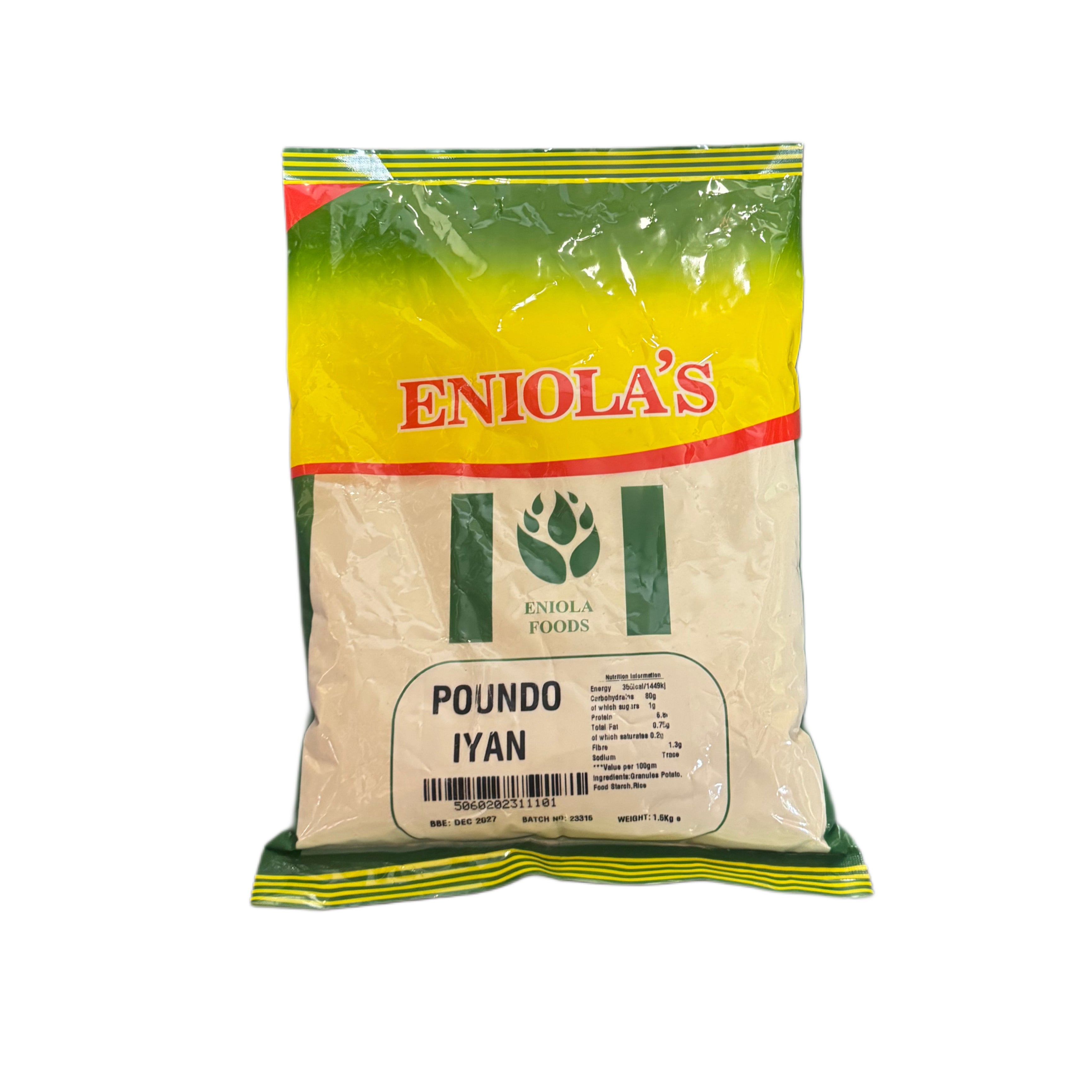 Eniola's Poundo iyan 1.5kg