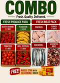 COMBO MEAT AND VEG £65